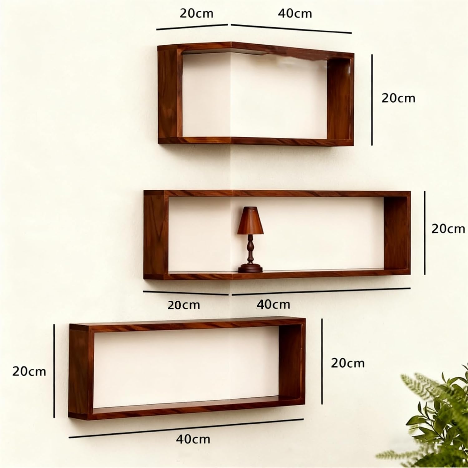 Smart Corner Shelves That Light up Your Space,Illuminated Wooden Wall-Mounted Display Rack,Corner Wall Floating Storage Shelves with Light,Space-Saving for Living Room,Bedroom (Without Light)