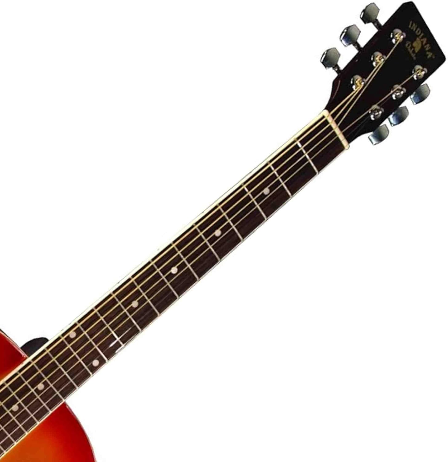 INDIANA 6 String Acoustic Guitar, Right, Cherry Sunburst (IDA-CB)