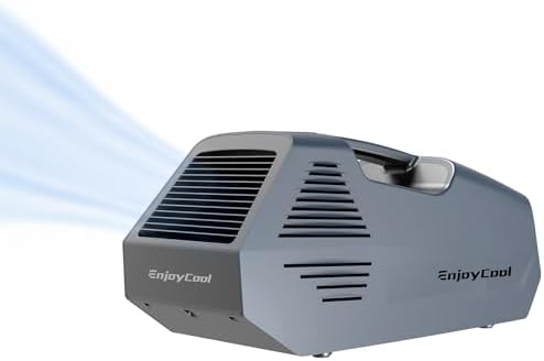 Portable air conditioner Camping Tent Air Conditioner Tent Air Conditioner with Remote Control Suitable for Camping RVs Outdoors 2380 BTU Outdoor Air Conditioner Van and Fishing(Battery Not Included)