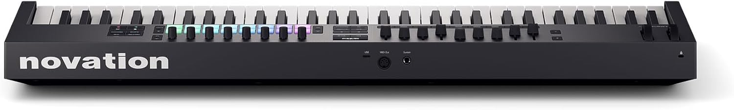 Audiosavings Bundle: Novation LAUNCHKEY 61 MK4 61-Key USB MIDI Ableton Live Keyboard Controller Bundle with Rockville BEST BAG 61 Key Padded Rigid Durable Keyboard Gig Bag Case+Foam Insert (2 Items)