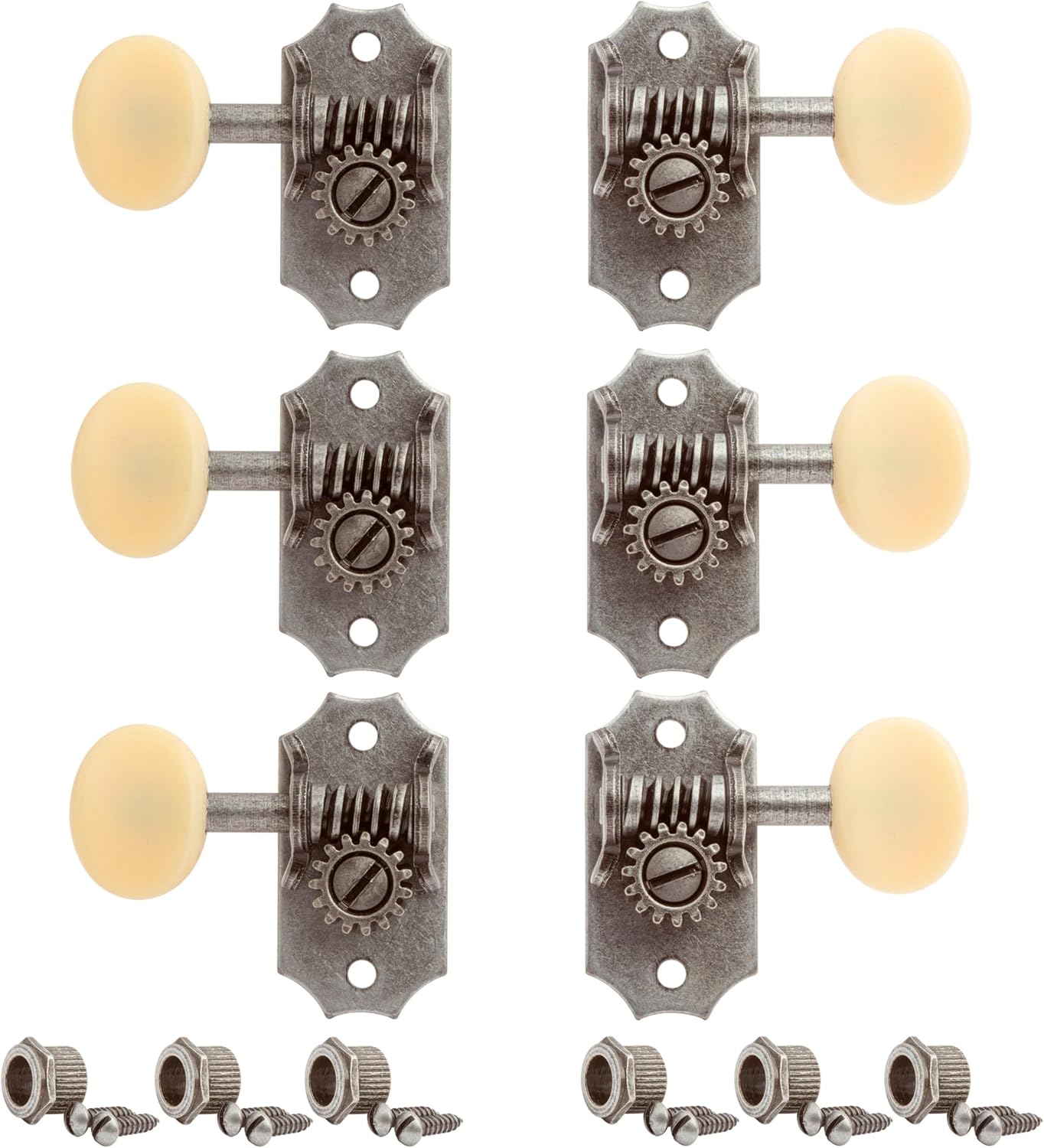 StewMac Premium Body-Built Acoustic Guitar Kit, All Solid Woods | Sitka Spruce Top & Mahogany Back and Sides | Includes Golden Age Tuners