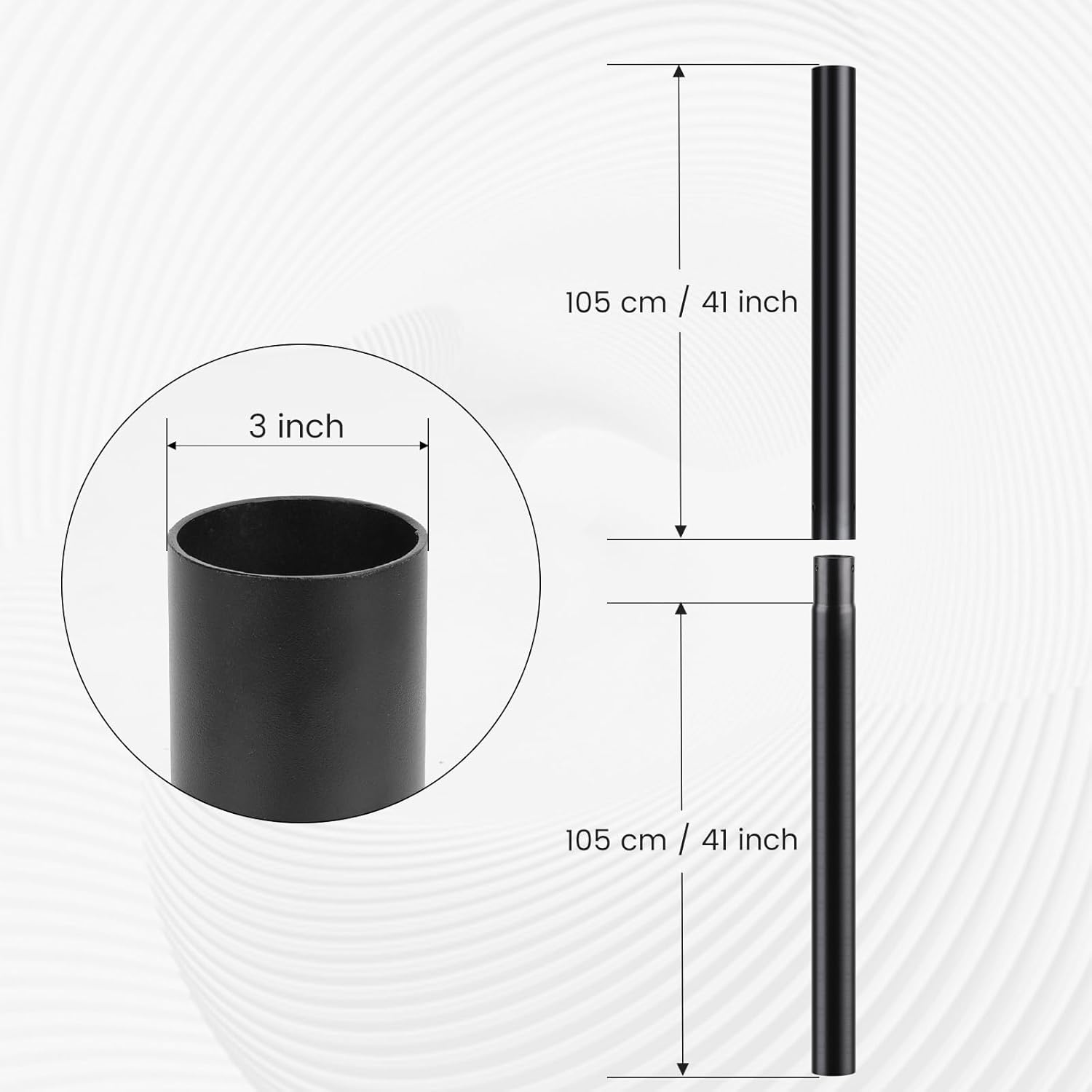 20FT Street Light Pole and 3