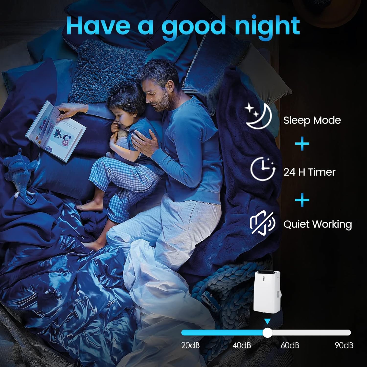 DORTALA 12000 BTU Portable Air Conditioner and Heater, 4-in-1 AC Unit with Dehumidifier, Heat, Cool, Fan, Standing AC with WiFi Smart App Control, 24H Timer, Remote Control, Cools up to 450 Sq. Ft