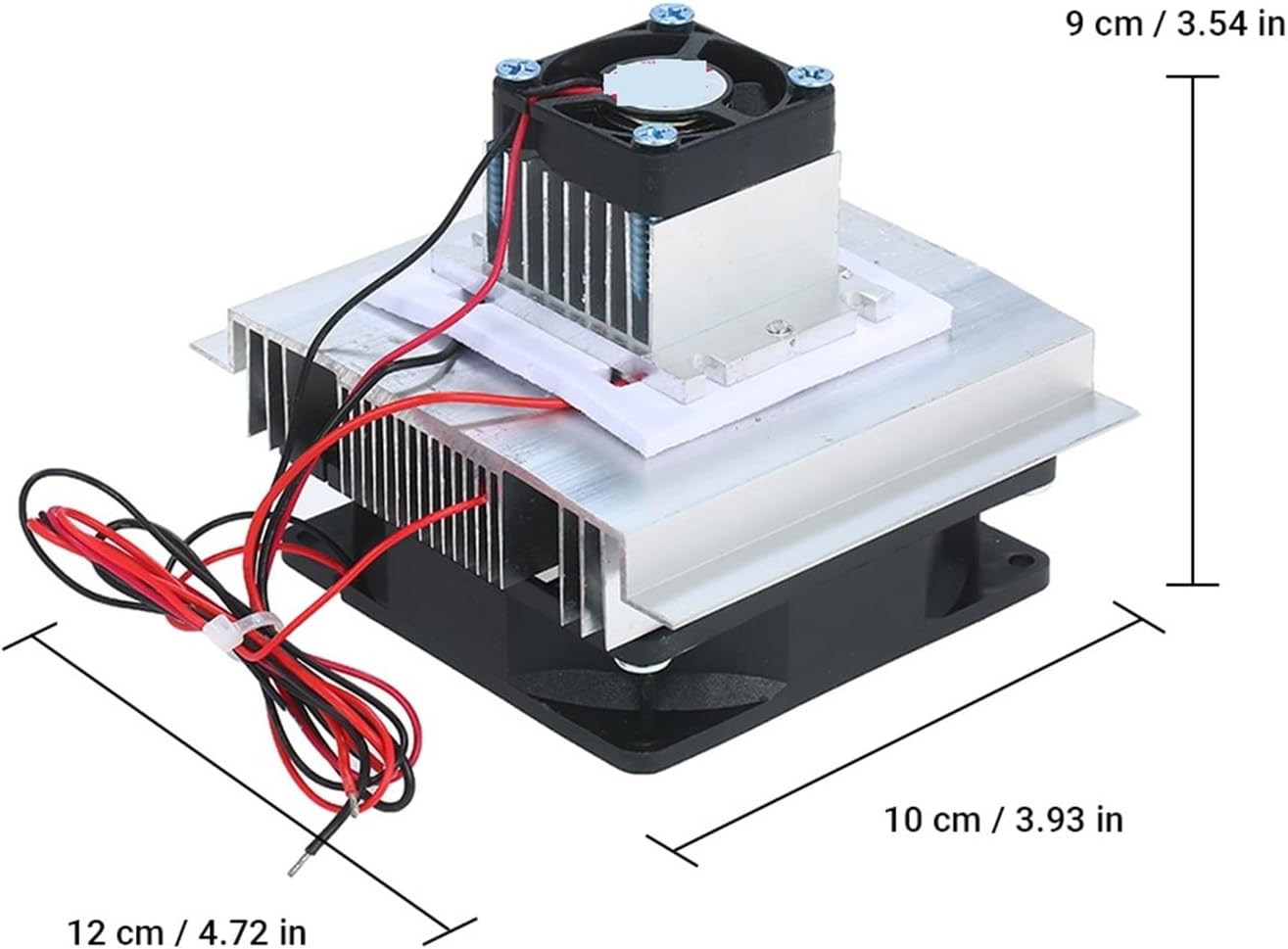 Air Conditioner DC 12V DIY Thermoelectric Refrigeration Cooling System Heat Sink Conduction Module Lucky
