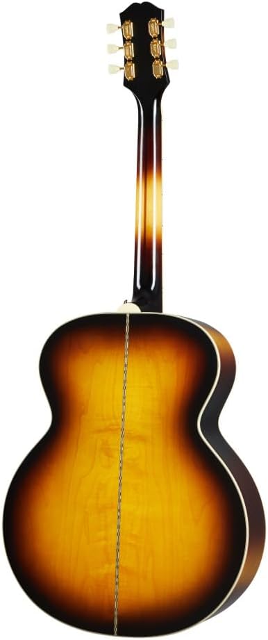 Epiphone Inspired by Gibson J-200 Jumbo Acoustic Electric, Aged Vintage Sunburst Gloss