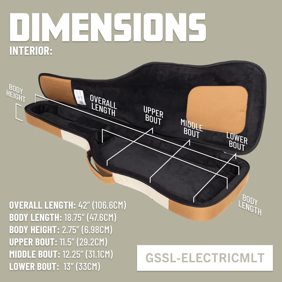 Gator Someone Somewhere Lux Series Electric Guitar Gig Bag - Gray