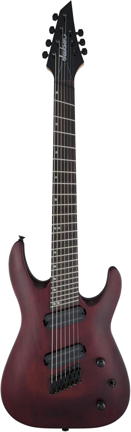 Jackson X Series Dinky Arch Top DKAF7 Multiscale 7-String Electric Guitar (Stained Mahogany/RW) (Demo)