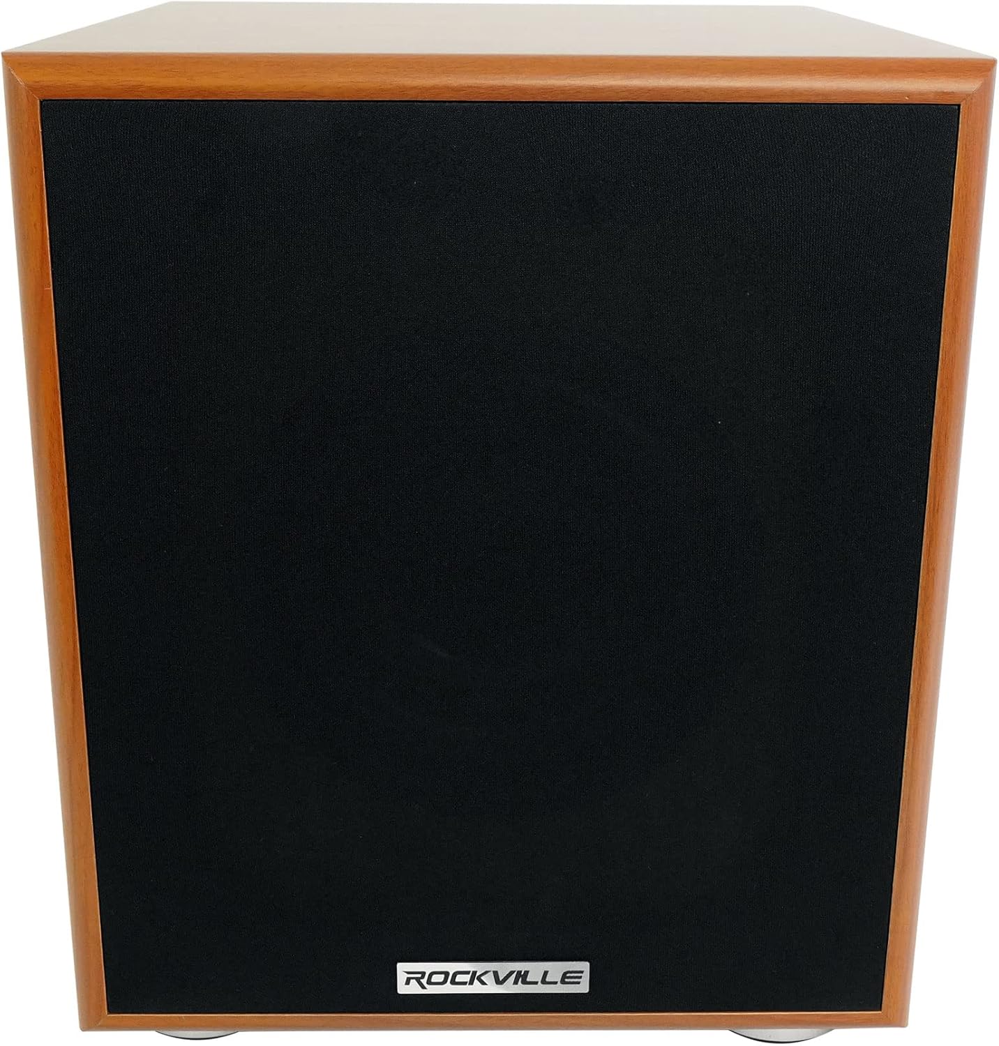 Rockville Rock Shaker 6.5 Inch 200W Peak/100W RMS Powered Home Theater Subwoofer, Deep Bass, Wood Enclosure, Adjustable Crossover, for Movies and Music