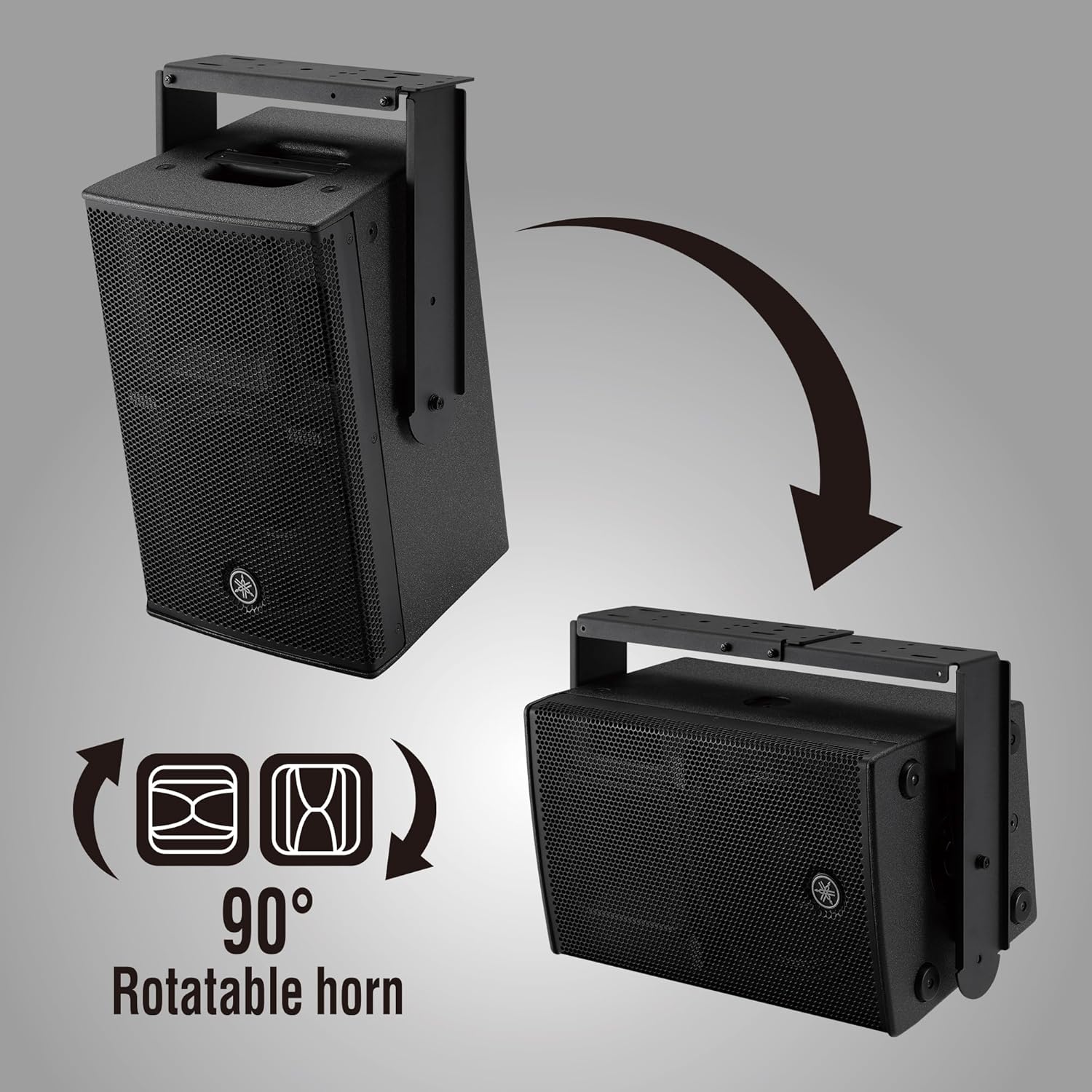 Yamaha DHR Series Powered Speaker, 700W, 10