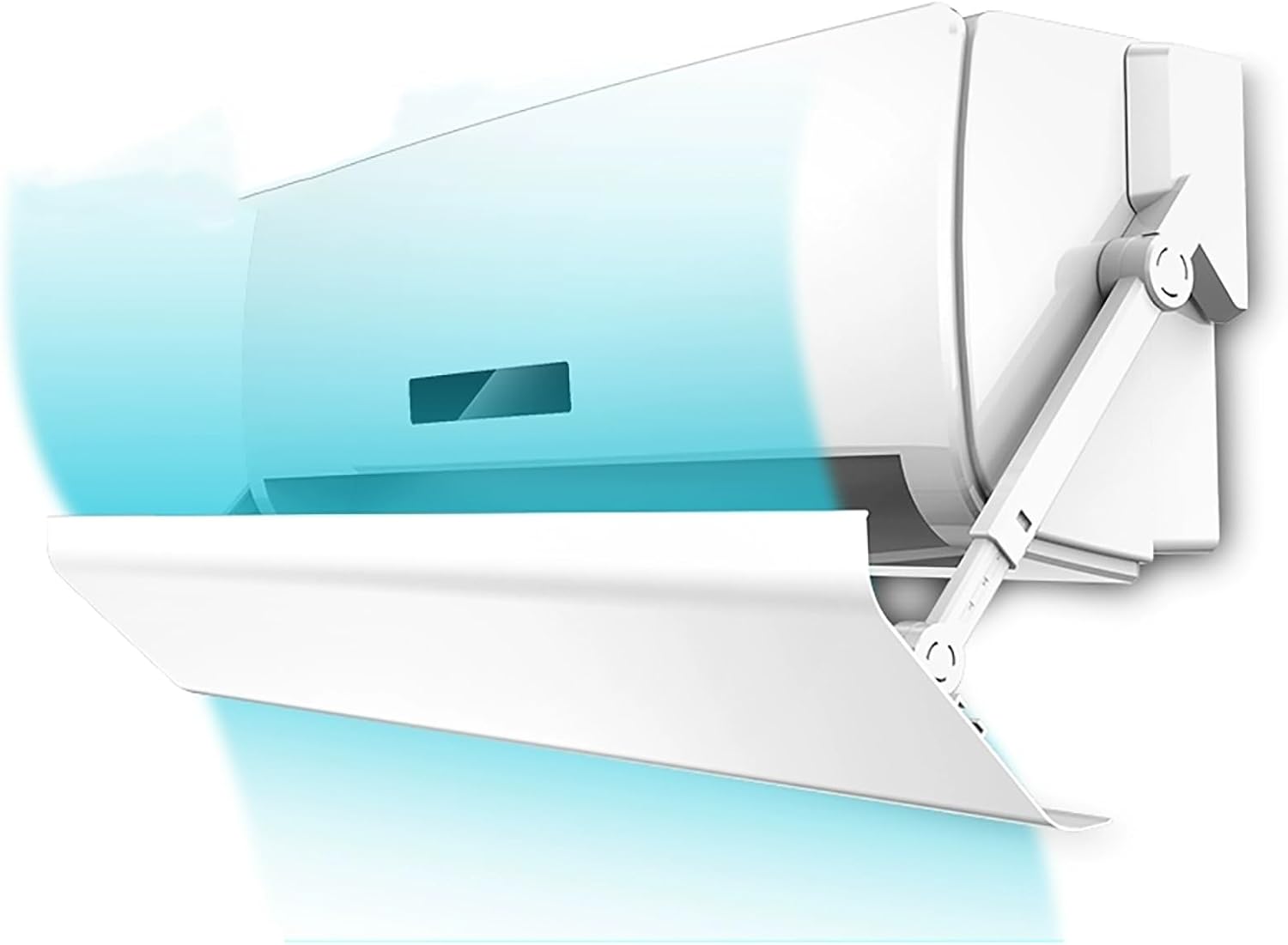 Wall-Mounted Air Conditioner Deflector, Bedroom Anti-Direct Blow Air Deflector, Living Room AC Accessories Hot and Cold Air Deflector