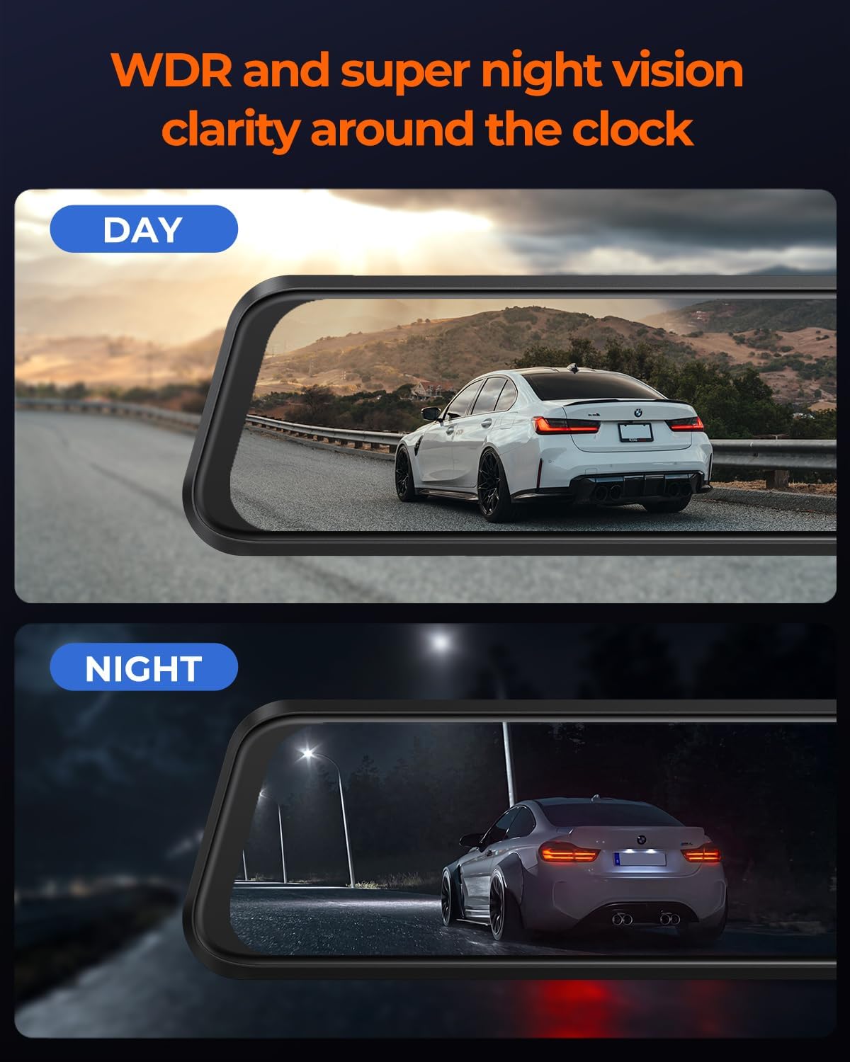 ACUMEN 4K Rear View Mirror Camera,Smart 12