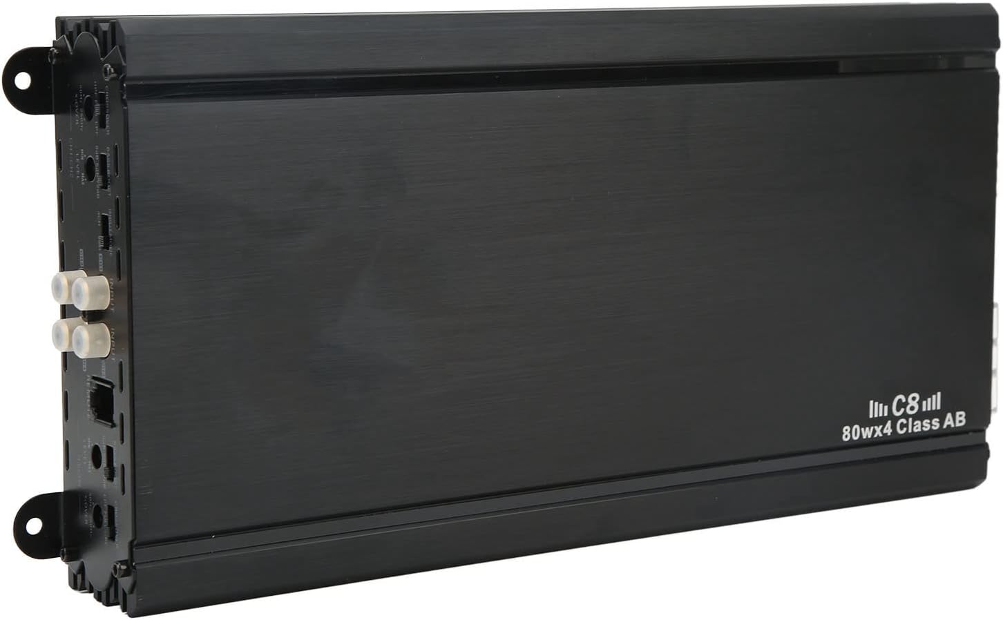 Car Amplifier, 4 Channel Car Audio Amp Class AB 80W 4 Ohm 12V, Stereo Power Amplifier Module for Vehicle Sound System, Subwoofer Amp for Car Van SUV Truck Boat Audio