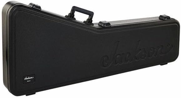 Jackson Pro Series Rhoads 6-String Electric Guitar (Ivory with Black Pinstripes) Bundle with Jackson Rhoads RR 6/7 Molded Case (2 Items)