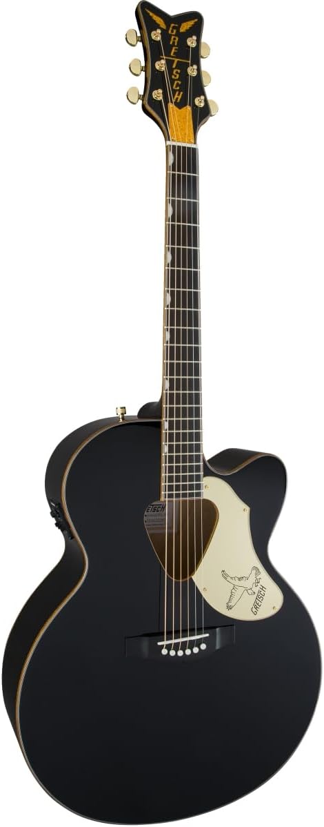 Gretsch G5022CBFE Rancher Falcon Jumbo Cutaway Acoustic-Electric Guitar - Black
