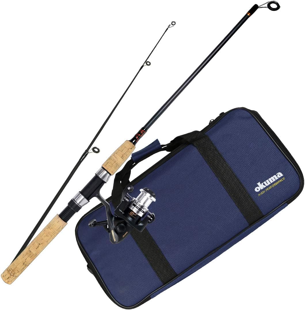 Okuma Voyager Spinning Freshwater Travel Kit, VS-605-20, Blue