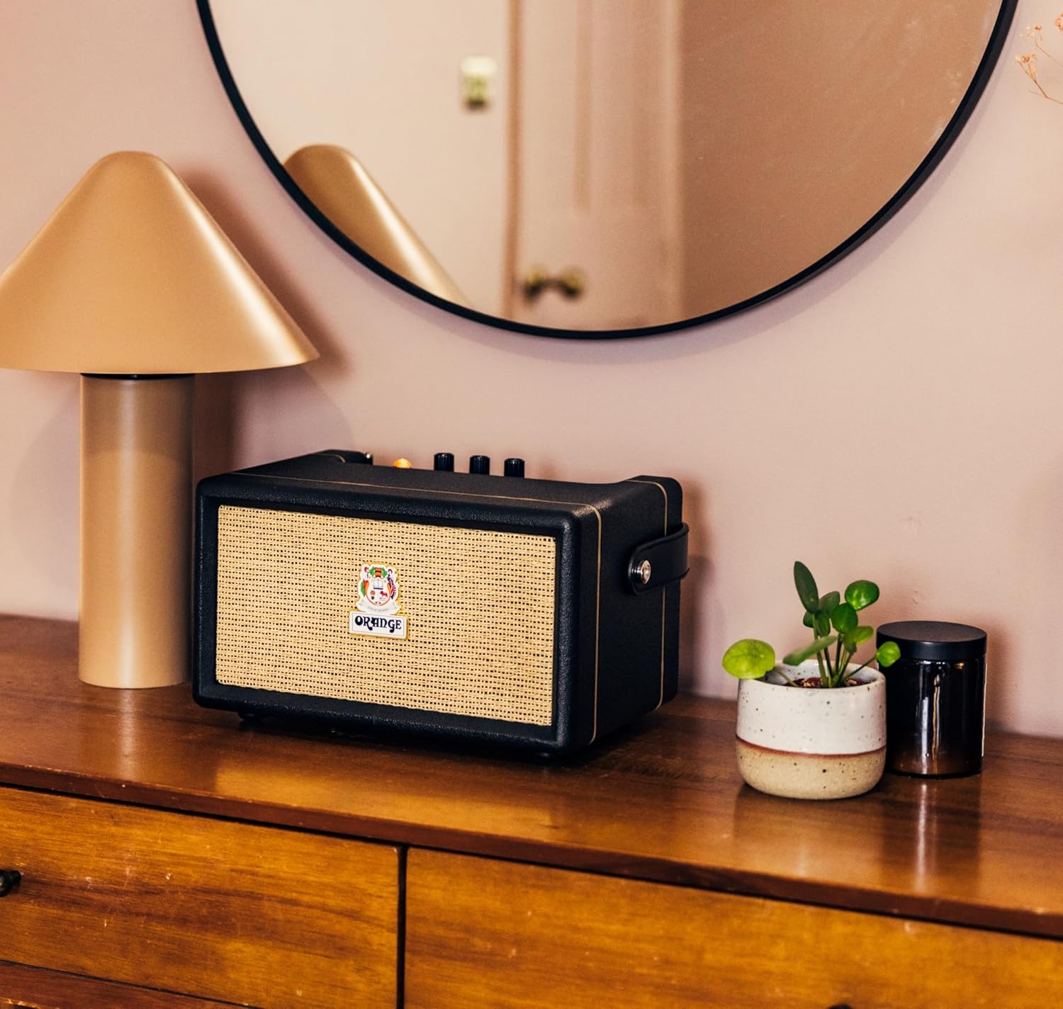 Orange Box - Portable Bluetooth Speaker Delivering Studio Audio Sound, 15M Range, 50W RMS Power, Long Battery Life, iOS & Android Connectivity - Great for Picnics, Festivals, BBQs and Holidays​