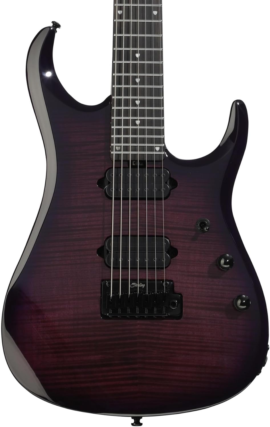 Sterling By Music Man JP157 John Petrucci Signature 7-string Electric Guitar - Purple Nebula, Ebony Fingerboard