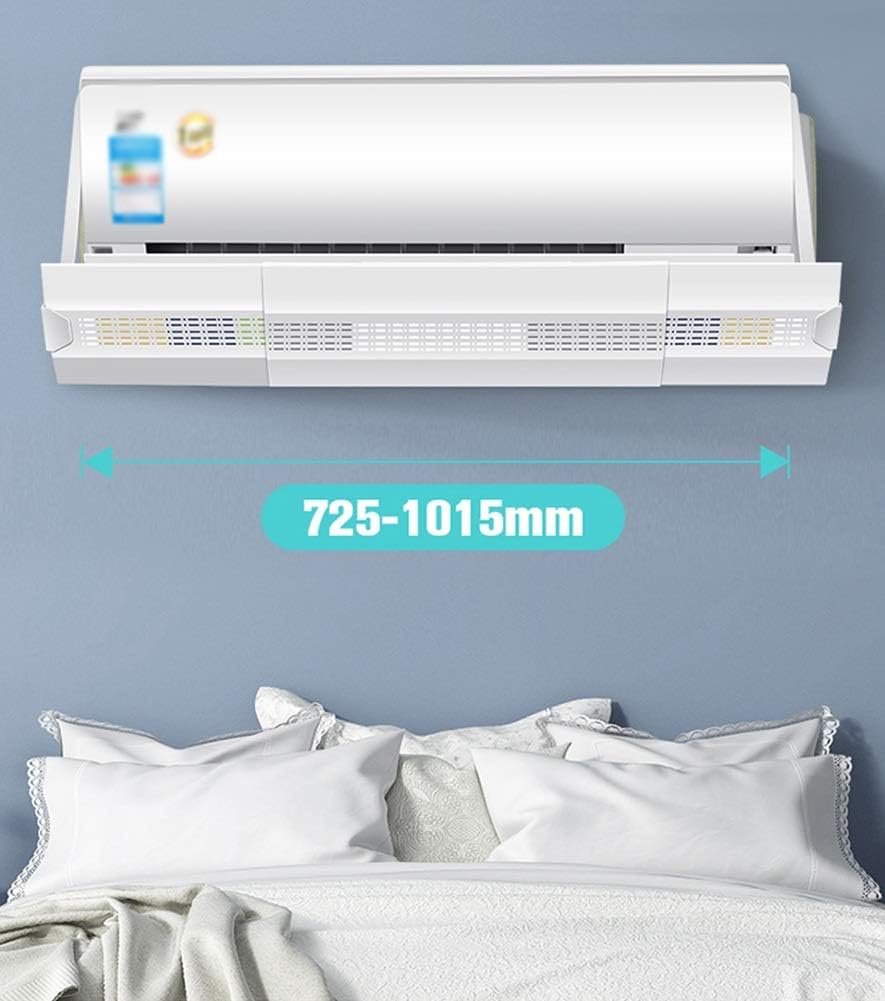 Retractable Air Conditioner Deflector, 180° Rotation Anti Direct Blowing Baffles, Universal Air Conditioner Cover