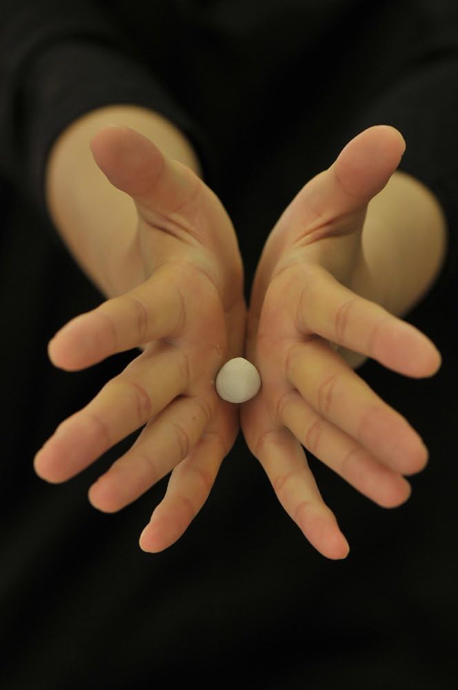 Art Silver Clay for Jewelry Making 20g A-0274 Set of 2 Including 3 Sand Papers. Clay for Rings, Necklaces and Other Accessories