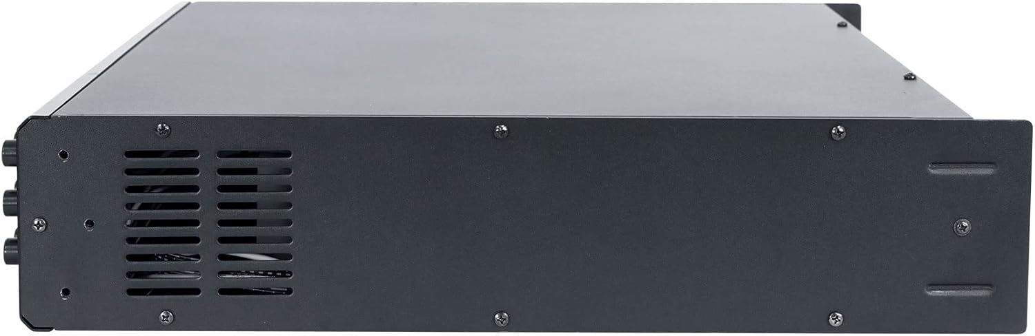 Rockville RCS650-6 650 Watt 6-Zone 70V Commercial Amplifier, Bluetooth, USB/SD/FM Playback, Rack-Mountable, for Restaurants & Offices