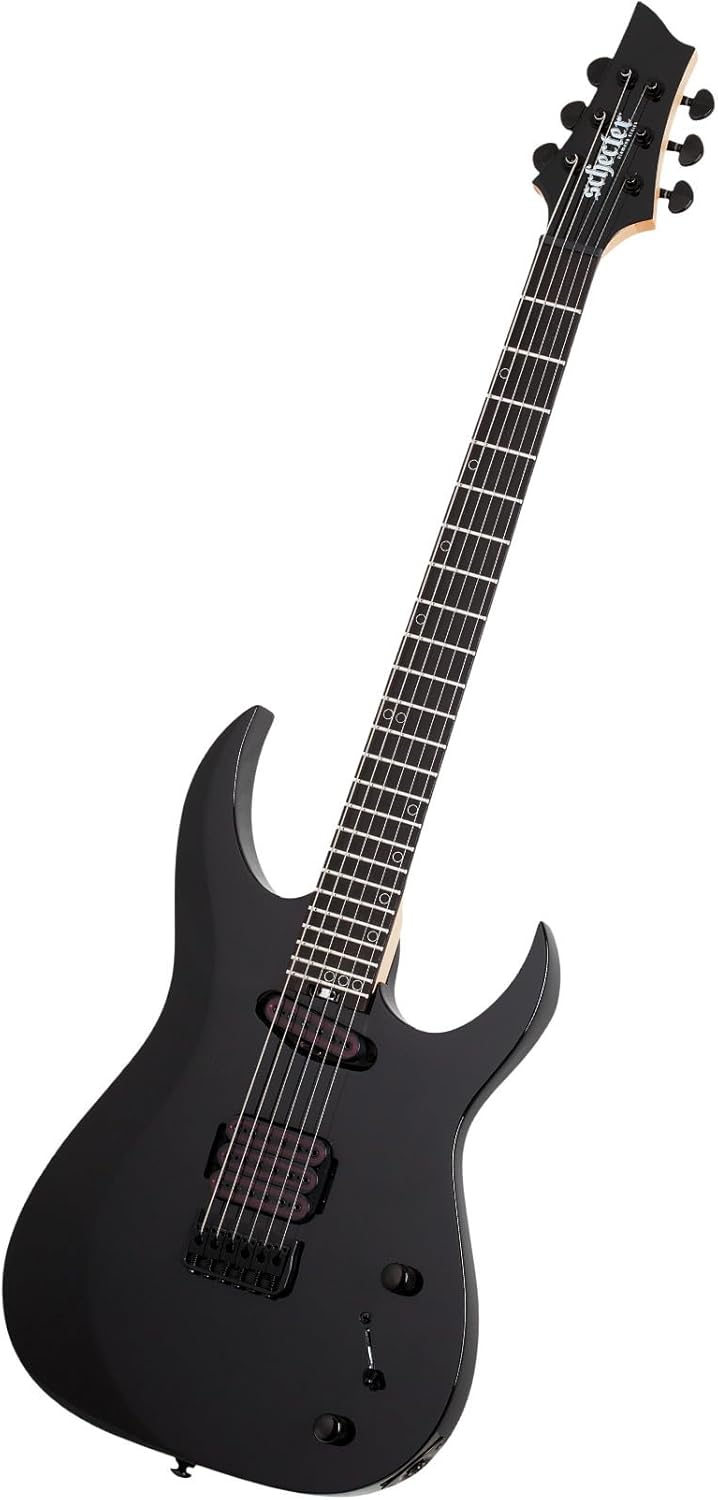 Schecter Sunset-6 Triad Electric Guitar - Gloss Black