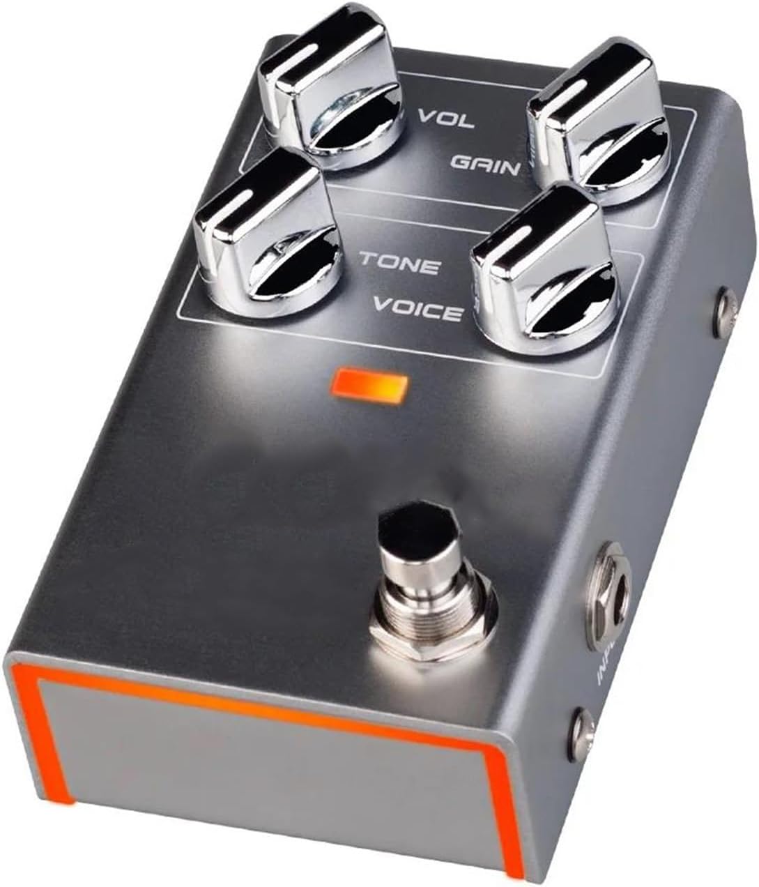 Professional Guitar Effects Pedals Overdrive Guitar Effects Pedal Classic Amp Tone With Knob Control(R02addadapter)