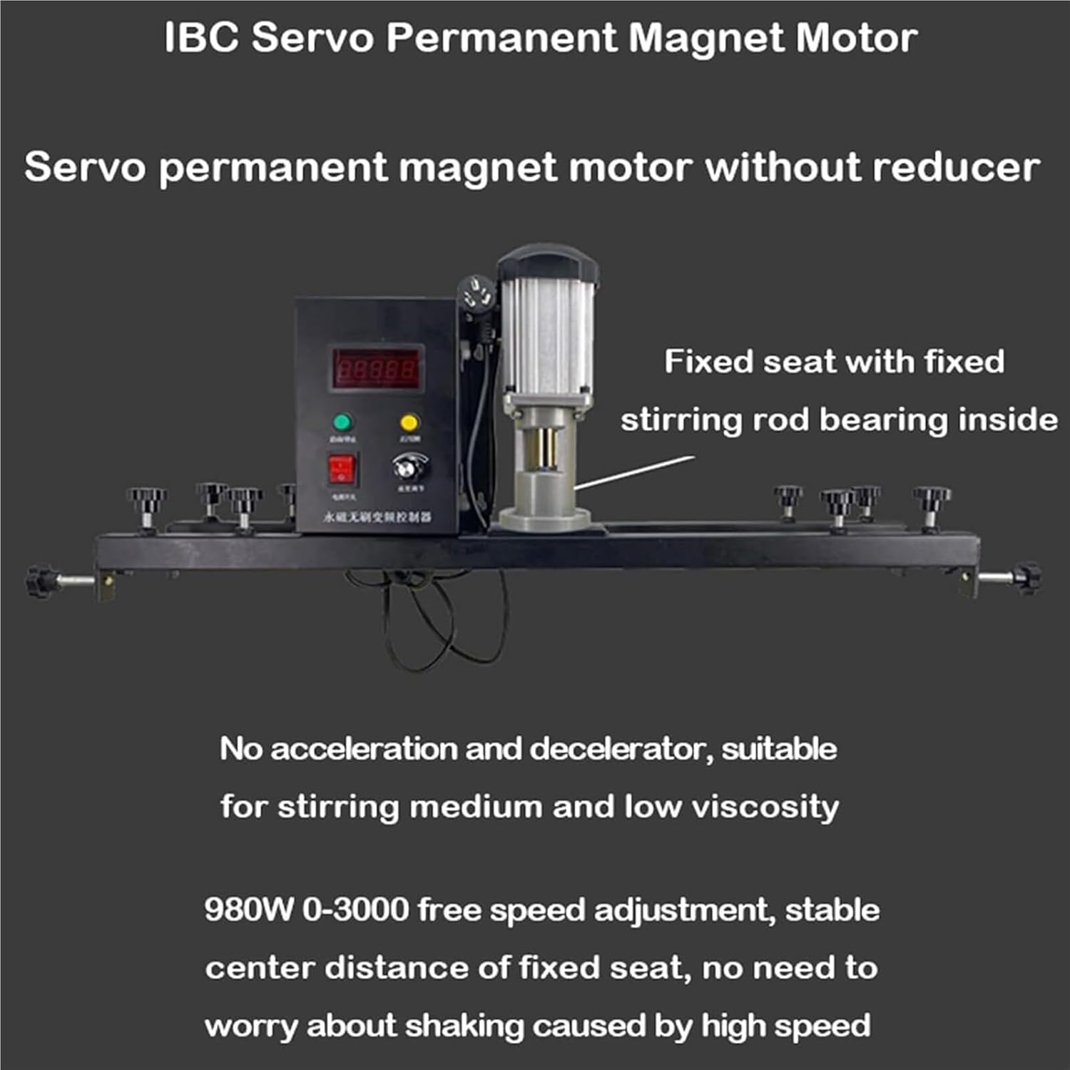 1 Ton Paint Stirring Machine, Commercial Barrel Drum Stirrer with 980W Electric Tank Mixer, Paint Mixing Equipment,