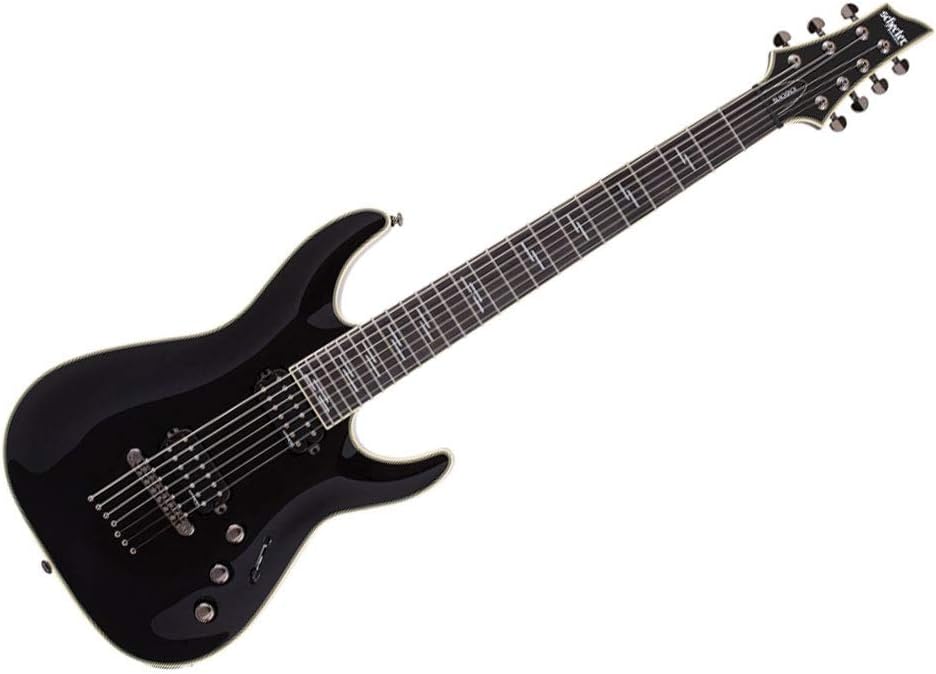 Schecter C-7 Blackjack Electric Guitar - Black Gloss