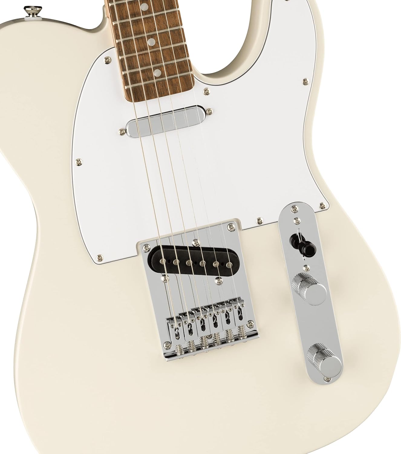 Fender Affinity Series Telecaster w/Laurel Fingerboard - Olympic White Bundle with Gig Bag, Tuner, Strap, Picks, and Austin Bazaar Instructional DVD