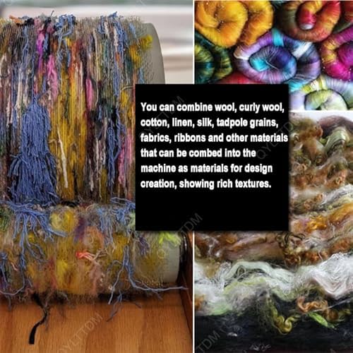 DIY Wool Felt Machine Set with Roller and Nylon Bearings for Mixing and Organizing Fiber