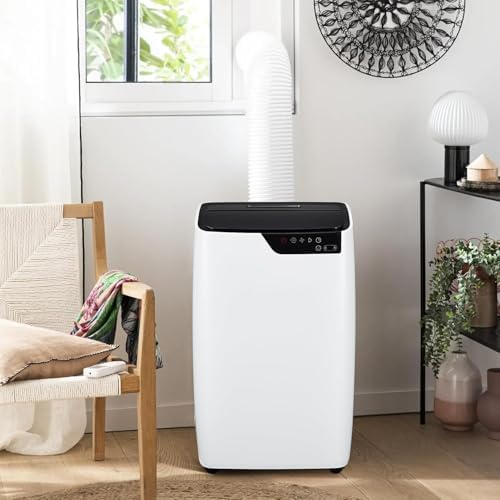 Portable Air Conditioners, 4-In-1 Quiet Portable for Room, 12000 BTU Portable Air Conditioner with Remote Control, Dorm, Office, Suitable for Rooms Up to 550 Sq. Ft, Sleep Mode, 24H Timer