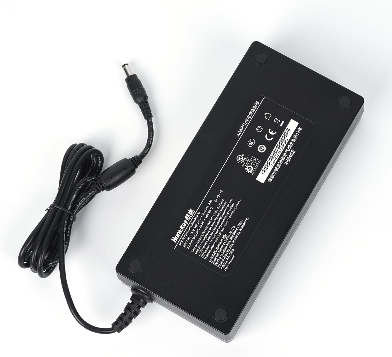 Fosi Audio 48V 10A Power Supply 480W 48VDC Adapter for Home Audio Amplifier ZA3, V3, V3 Mono, BT20A Pro, TB10D Amp