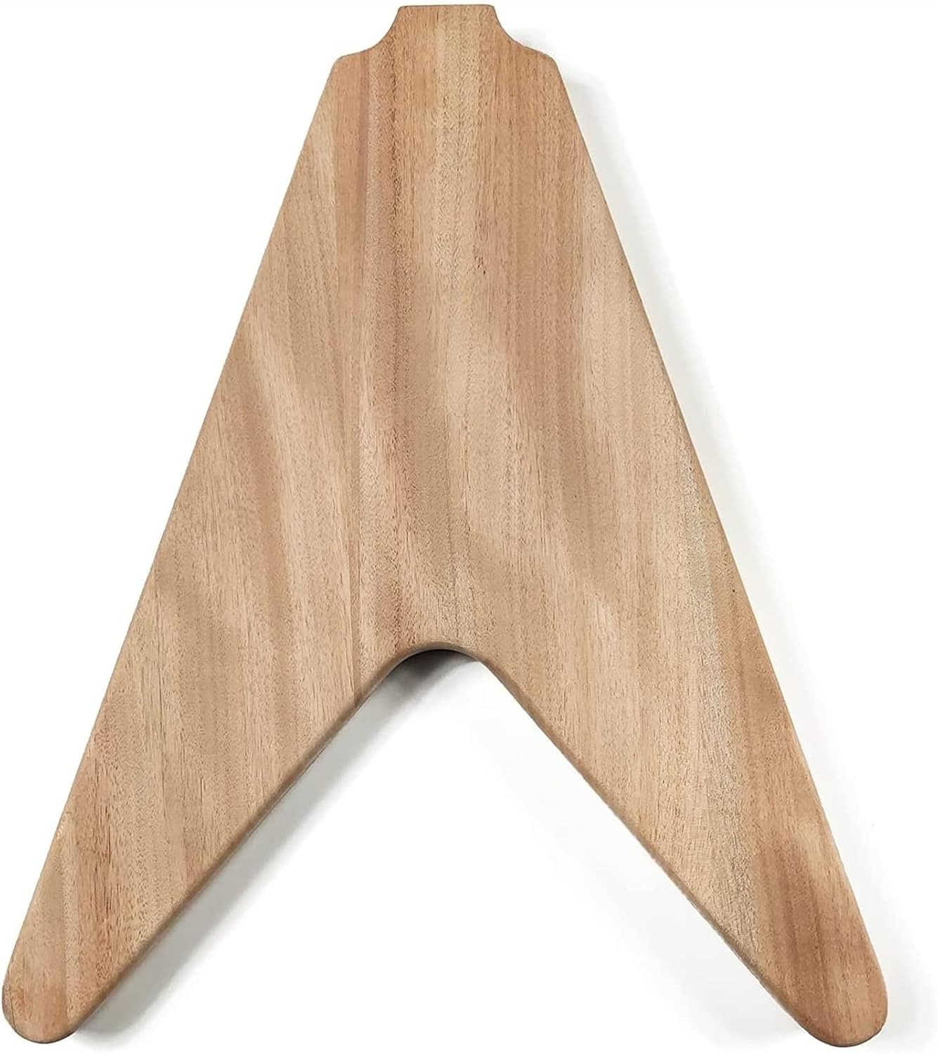 TSTS DIY 6 Strings Solid Mahogany Flying V Style Electric Guitar Body Builder Kit Guitar DIY Accessory