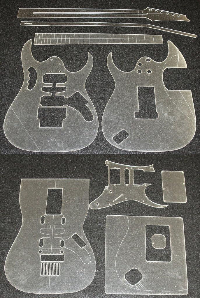 Electric Guitar Routing Template - PRS24