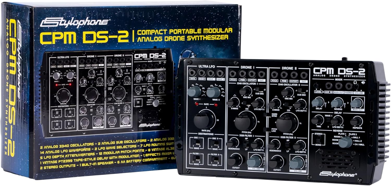 Stylophone CPM DS-2. Analog Drone Synthesizer.