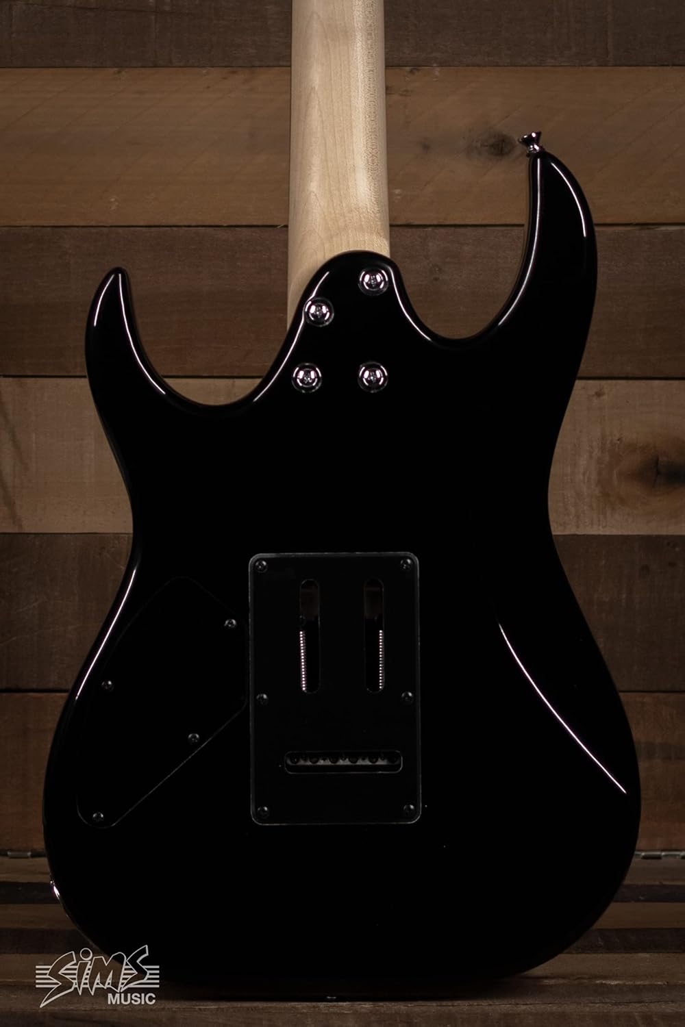 Ibanez 6 String Solid-Body Electric Guitar, Right, Transparent Black Sunburst (GRX70QATKS) & Ernie Ball Polypro Guitar Strap, Black (P04037)