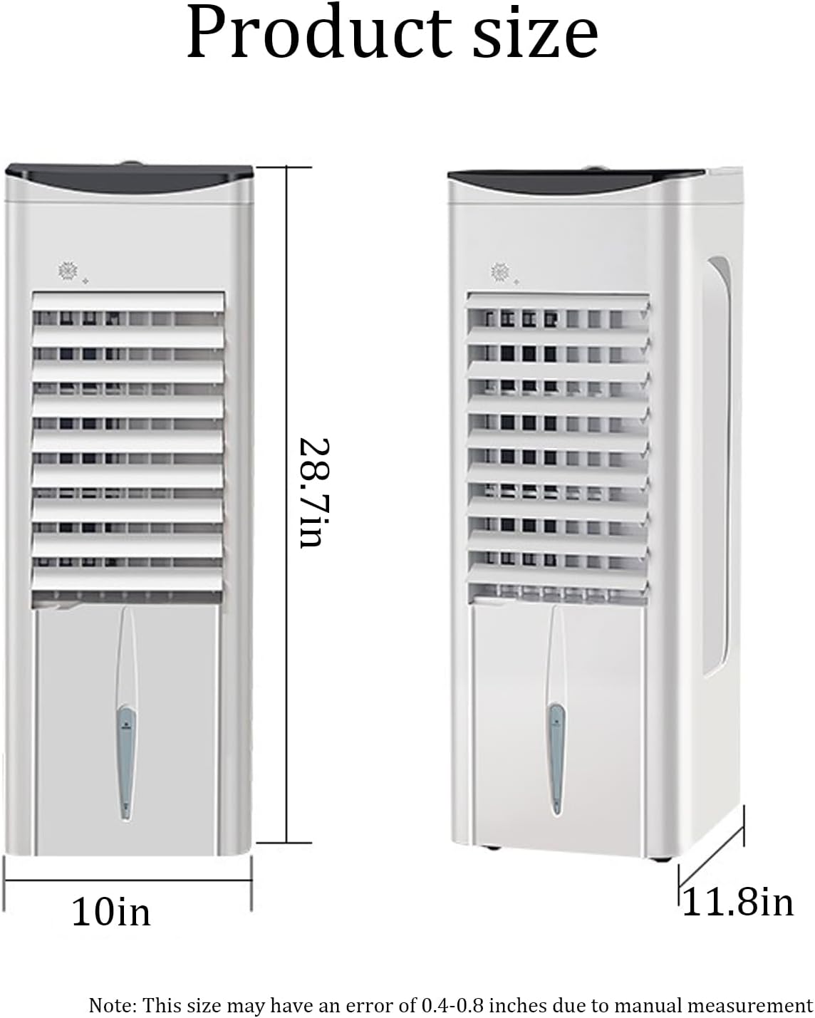 Household Portable Air Conditioner,1-12 Hour Timer Evaporative Air Cooler,Three Adjustable Wind Speeds,refrigeration Small Air Cooler,for Living Rooms, Resta(Color:Remote control single cooling)