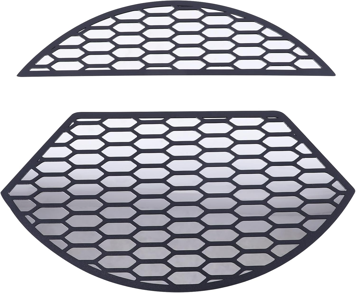 Aunginsy Car Spare Tire Cover Grill Mesh Trim Compatible with Toyota FJ Cruiser 2007-2021 Aluminum Rear Spare Tire Tyre Panel Protective Mesh Cover Decorative Spare Tire Patch Exterior Accessories