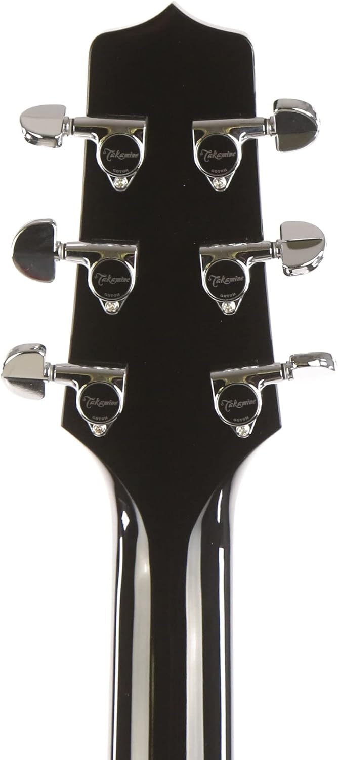 Takamine Legacy EF341SC, Left-handed Acoustic-Electric Guitar - Black