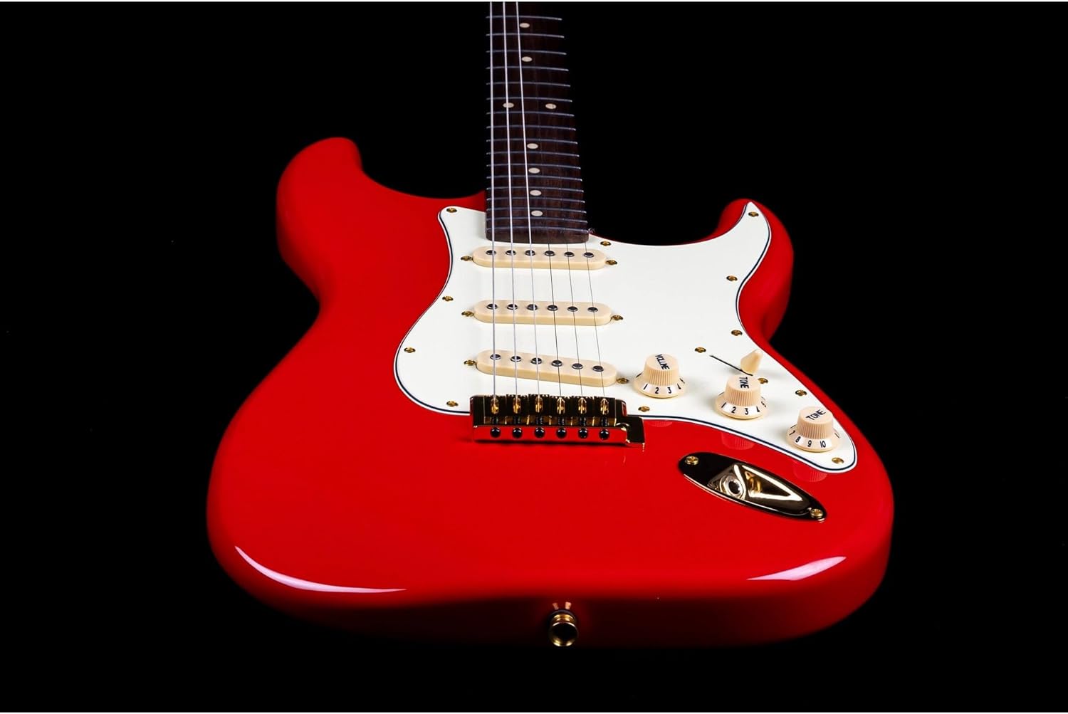 JS-380 RD G Electric Guitar Red