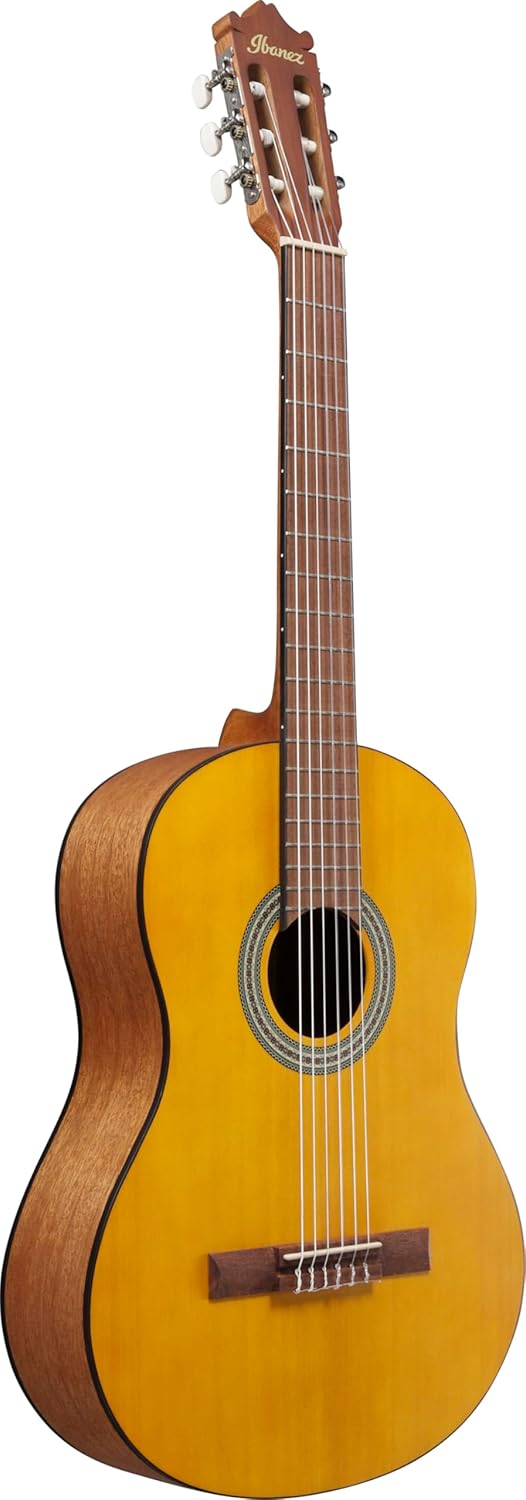 Ibanez GA3 Nylon String Guitar, Open Pore Amber