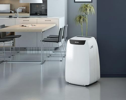 Olimpia Splendid 2148 Model Dolceclima Air Pro 14 AC Portable Air Conditioner, 14000 BTU Cooling Capacity, Digital LED Control Panel, Quiet Operation