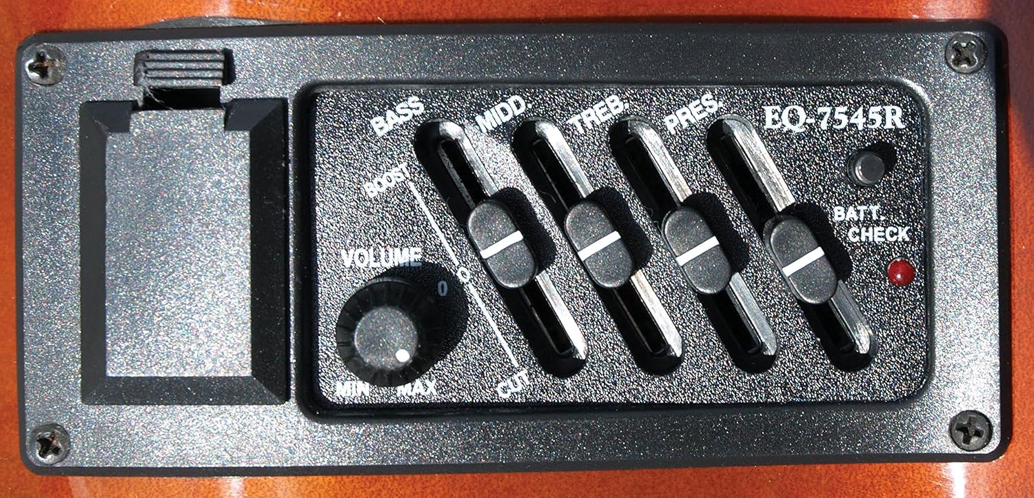 INDIANA Madison MAD-QTGR Acoustic-Electric Guitar - Green Sunburst