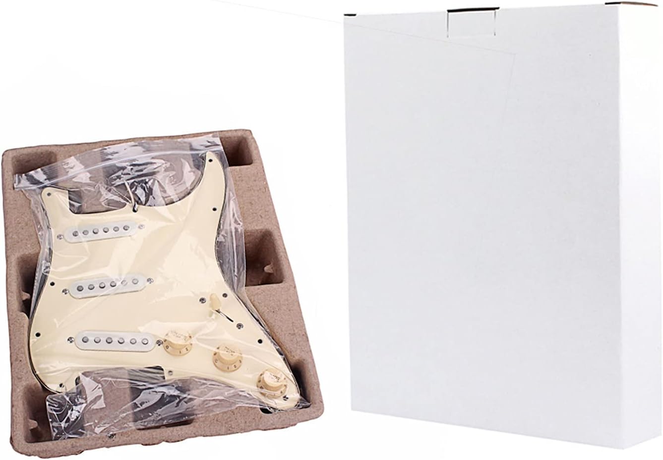 Pickguard Pre-Wired Prewired Loaded SSS Pickguard Alnico V Single Coil Pickups for Electric Guitar Parts