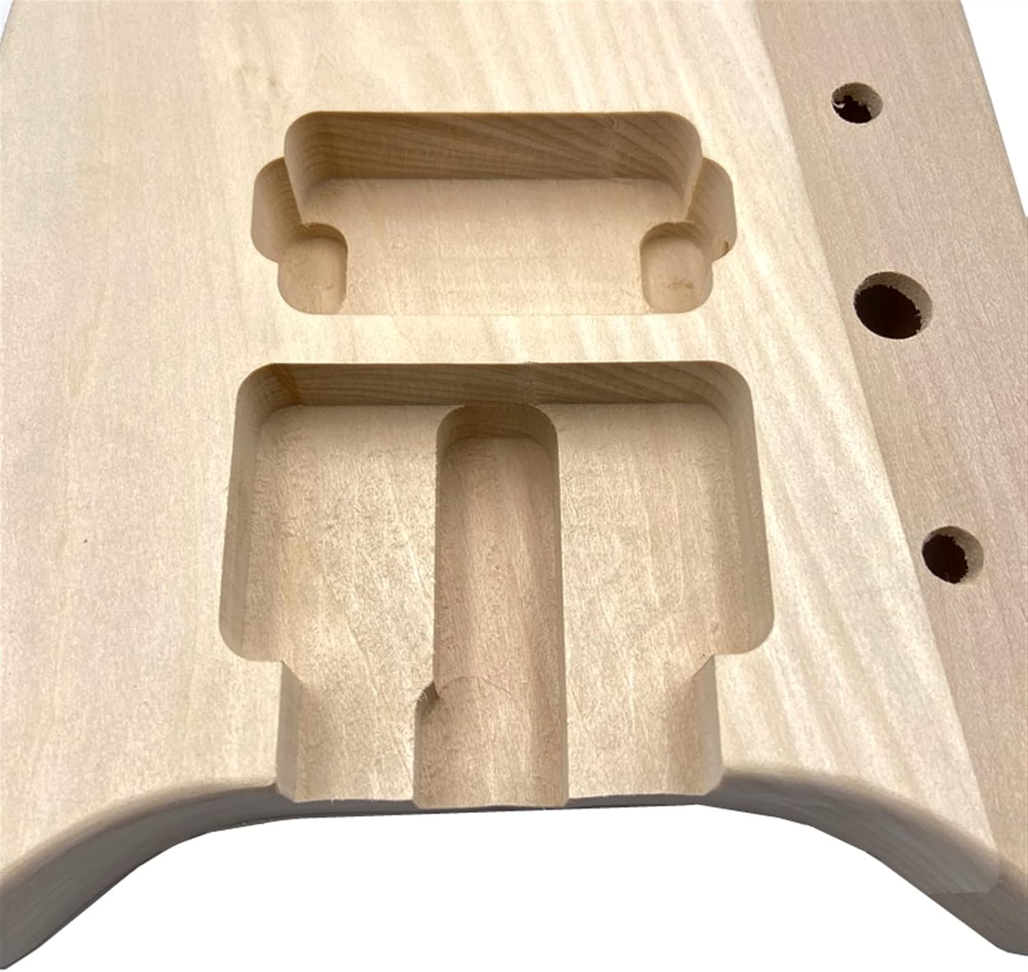 DIY Electric Guitar Kit Unfinished DIY Electric Guitar Kit Basswood Body Maple Neck 2 Dual-Coil Pickups