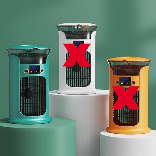 Portable Air Conditioners, Portable AC Unit With Remote Control, Powerful 3 Speeds Evaporative Air Cooler Personal Mini Air Conditioner Portable For Room Office Bedroom(B)