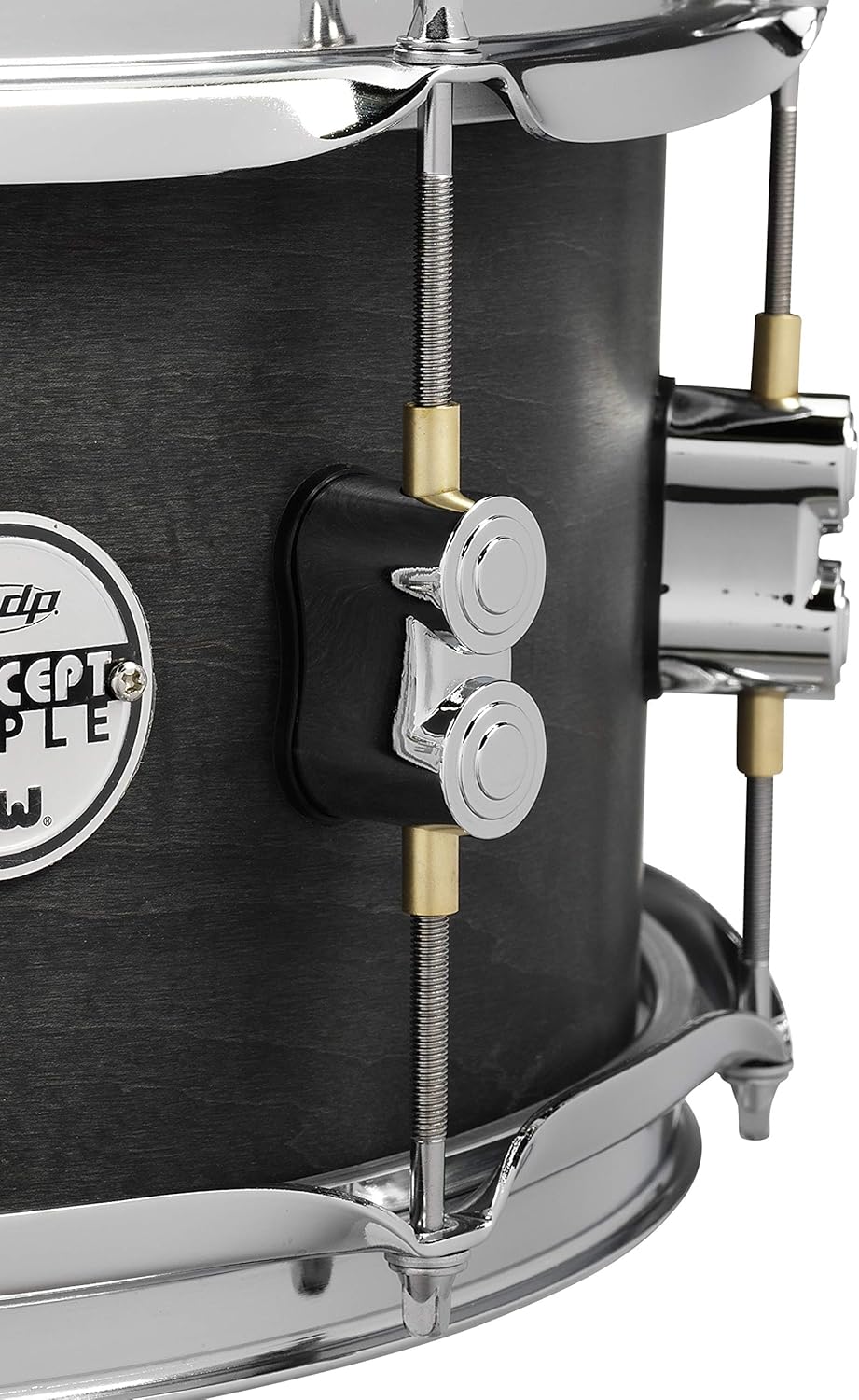 PDP By DW Black Wax Maple Snare Drum 6.5x14