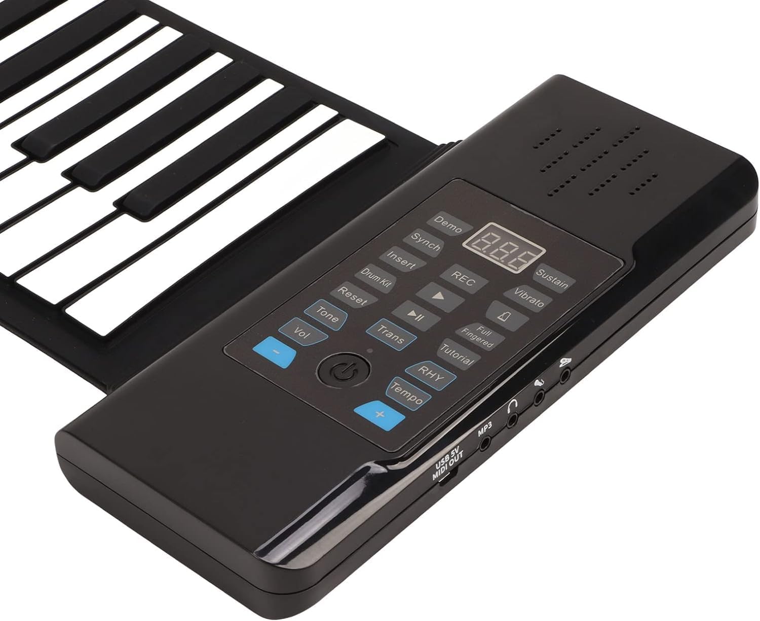 Keyboard Piano, Roll Up Piano, Foldable Digital Piano, Portable Electric Piano with 88 Keys, Pedal, Arranger Keyboards with Speakers, LED Display, MIDI Smart Piano for Birthday Gifts