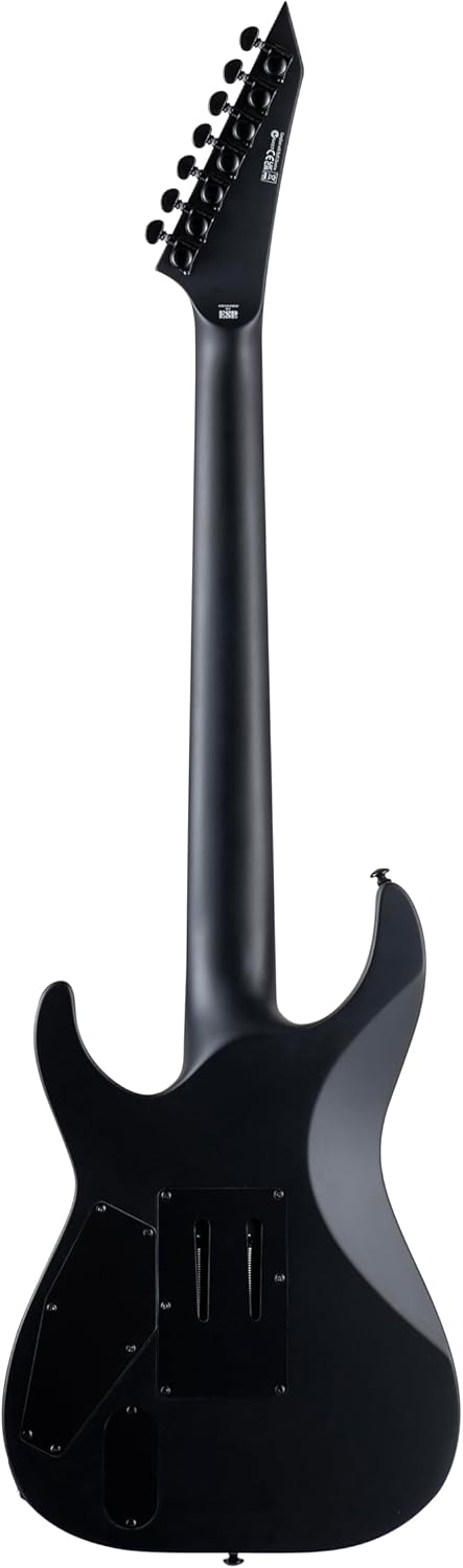 ESP LTD M-1007 Baritone Electric Guitar, Charcoal Metallic Satin