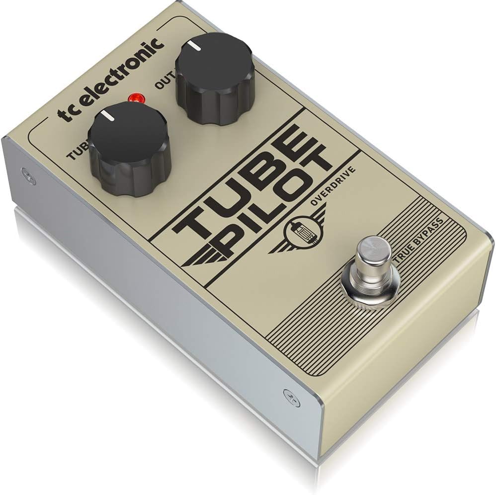 TC Electronic TUBE PILOT OVERDRIVE 12AX7-Equipped Real Tube Overdrive Pedal with Warm and Expressive Sound